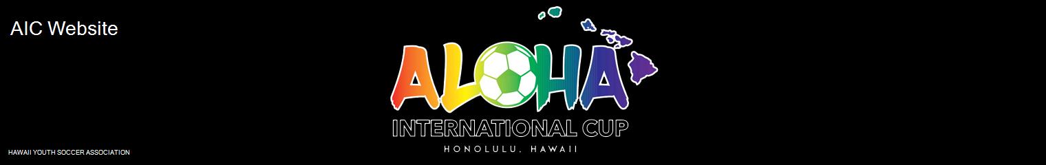 Aloha International Cup Website banner